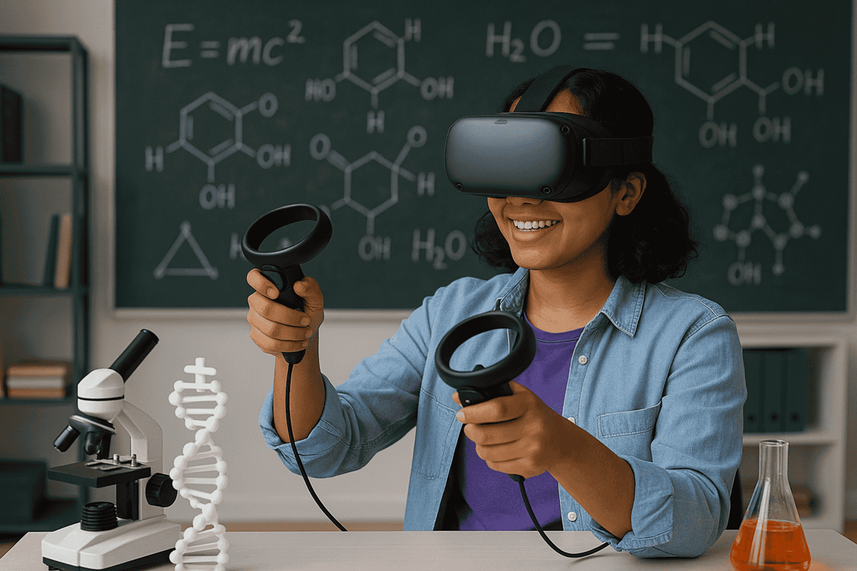 Virtual Reality for STEM Education Aspirants