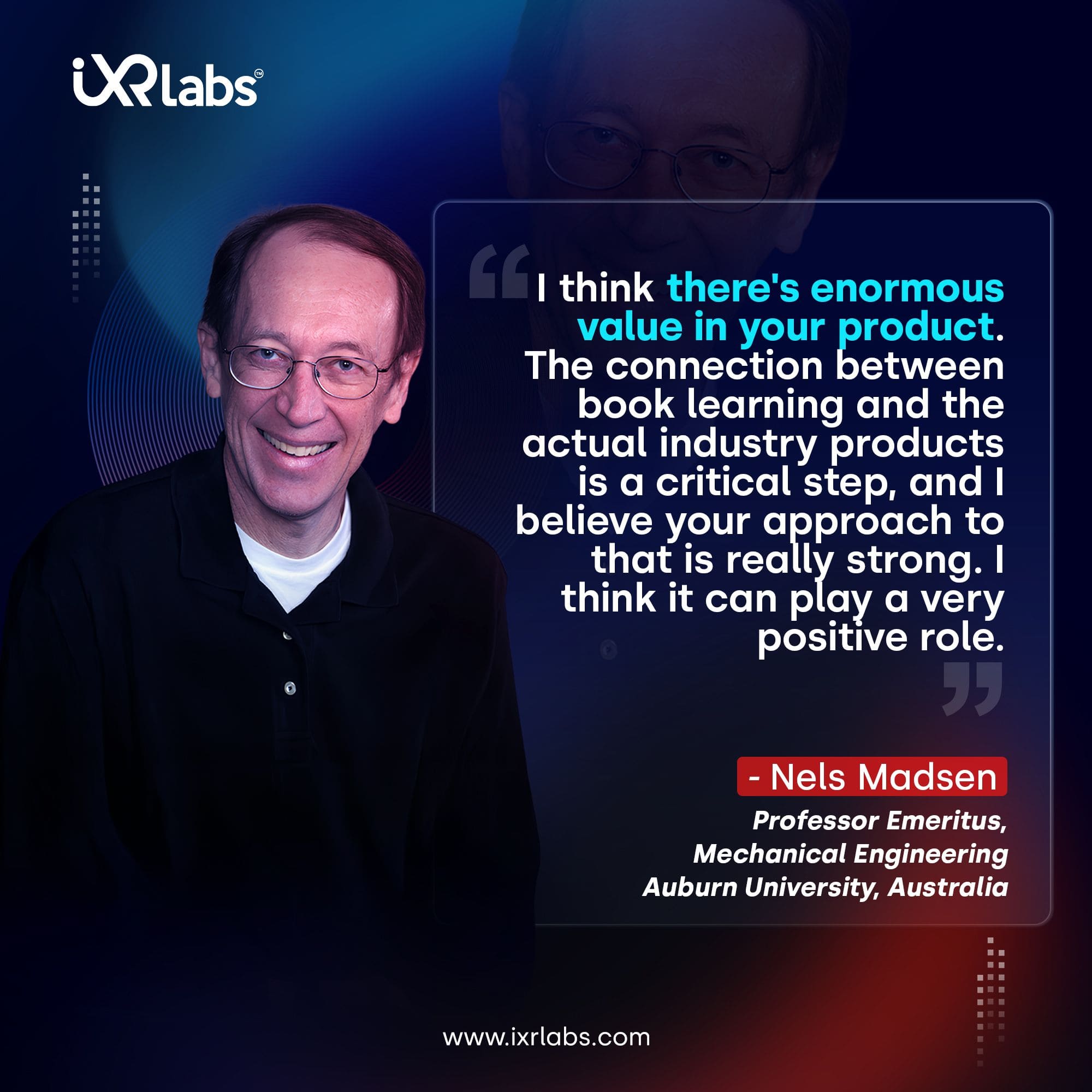 VR learning experience